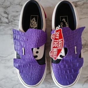 Vans Era Origami Black Purple Sneakers Shoes size 6.5 women 5 men